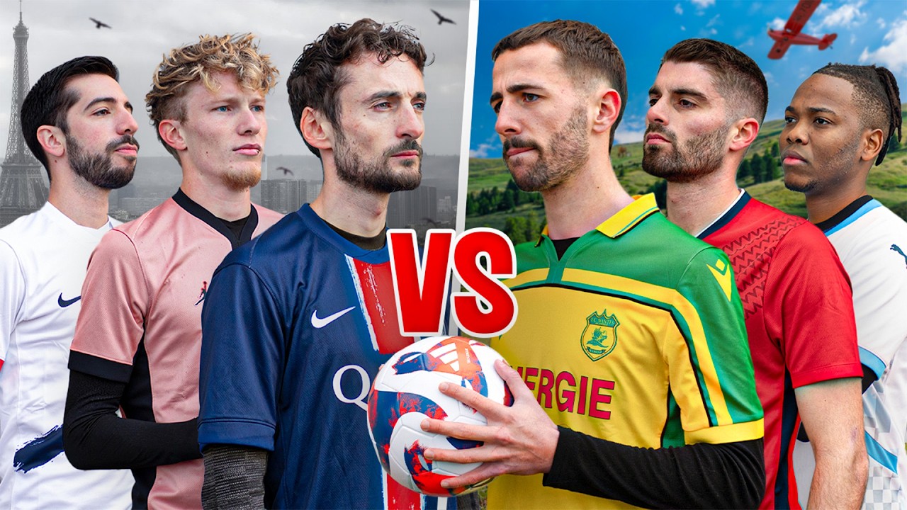 PARIS vs PROVINCE qui sont les plus FORTS au FOOT ? (YouTubeurs édition)
