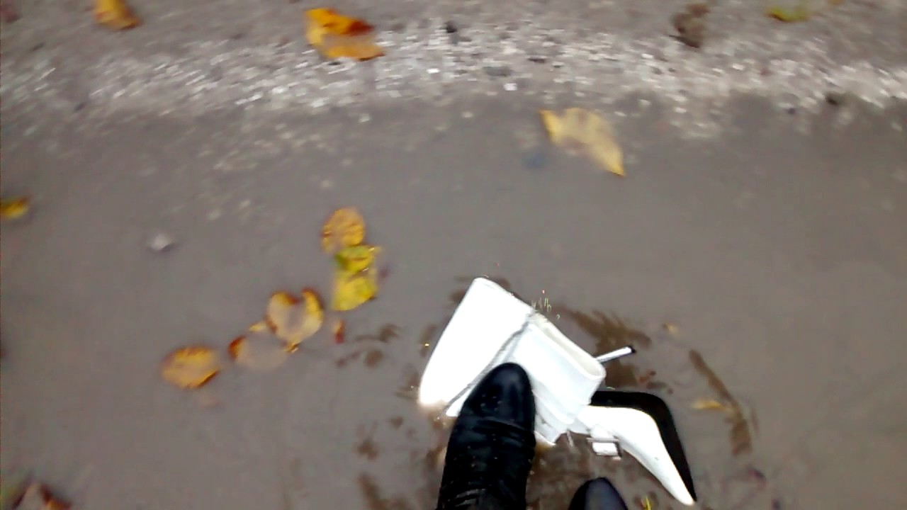 Abused white Sexy Boots