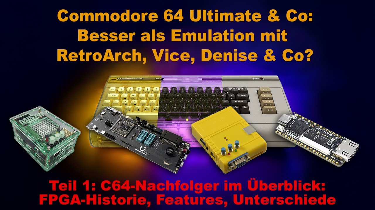 C64 Ultimate & Co: Besser als Emulation mit RetroArch, VICE, Denise & Co? Teil 1: FPGA-Lösungen