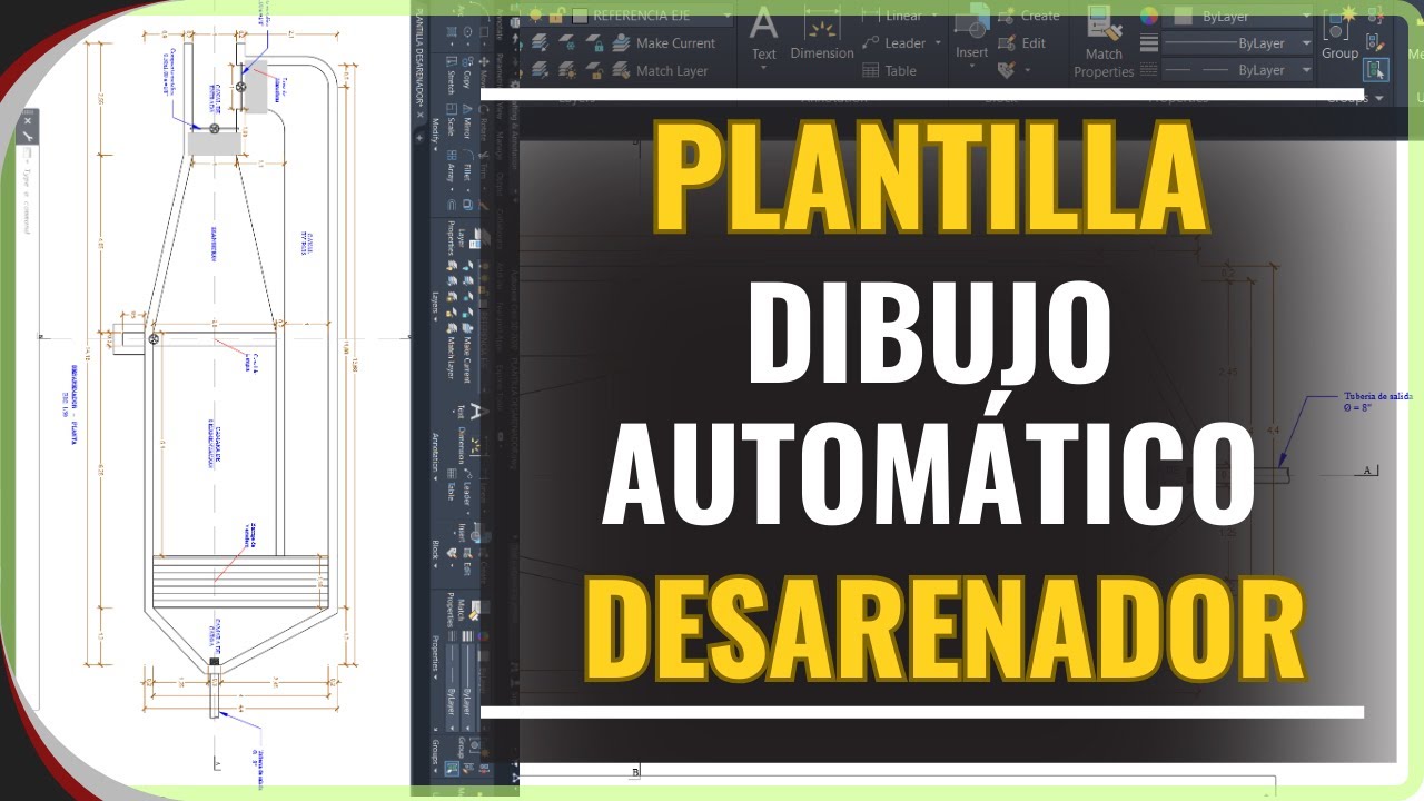 Planos automáticos para Desarenador
