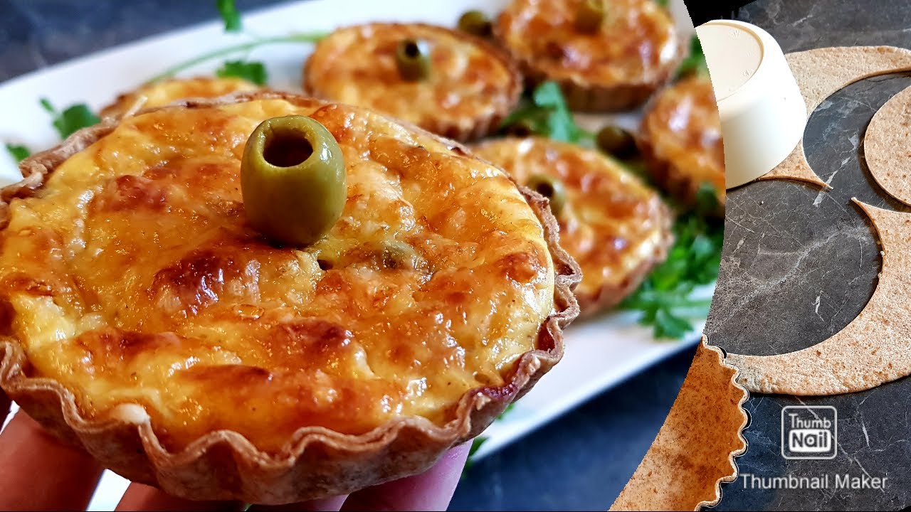 ميحتاجش تعجني ودلكي باش توجديه ميني كيش بلا عجين سريع يحضر فاخر لحظة  Blitzrezept Tortilla -Quiche