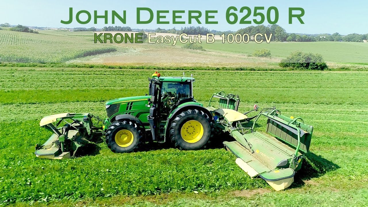 🎞 John Deere 6250 R - Krone EasyCut B 1000 CV - 2021 /by finn kruse