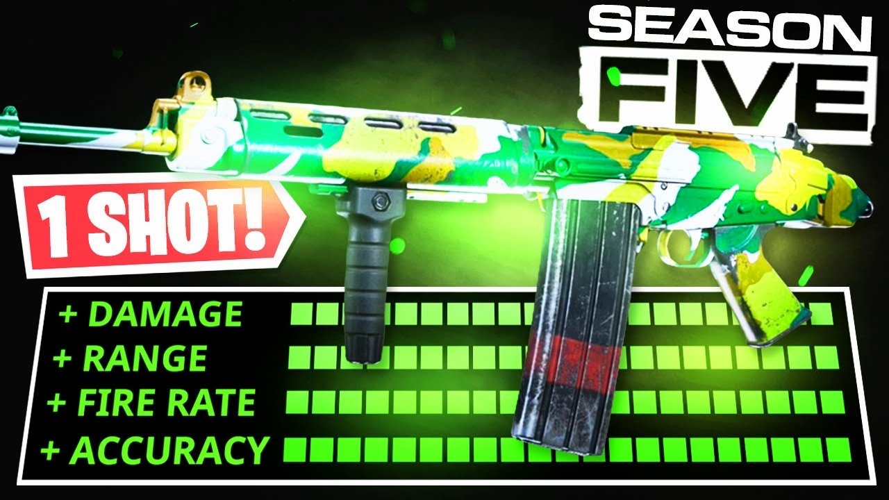the 1 SHOT FAL CLASS SETUP in SEASON 5! NEW BEST GUN AFTER BUFF! (Modern Warfare Warzone)