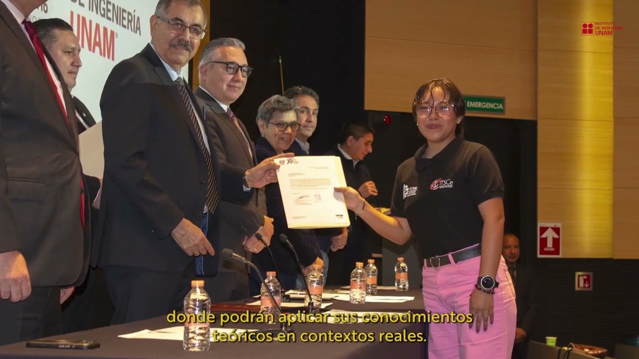 2da. Generación de estudiantes del ITSCe en Modelo Dual en la UNAM.