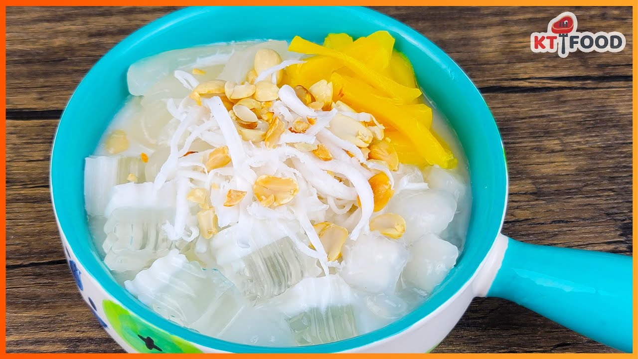 Cách làm CHÈ DỪA DẦM kiểu mới nhanh cấp tốc ăn là ghiền | Bếp Cali USA | KT Food