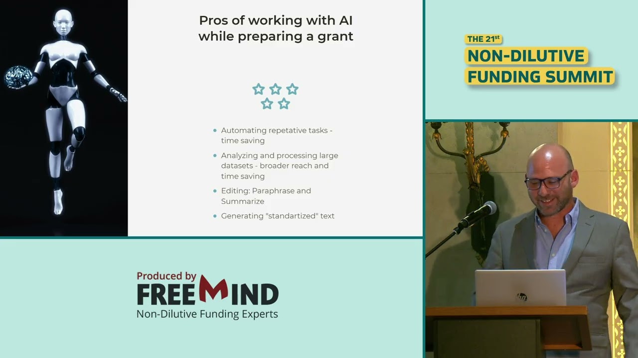 Grant Writing in the era of AI Workshop by Danny Foltyn