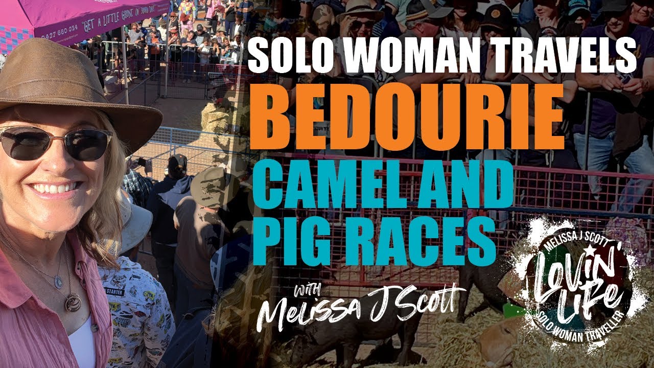 MELISSA'S SOLO TRIP - Bedourie Pig and Camel Races!