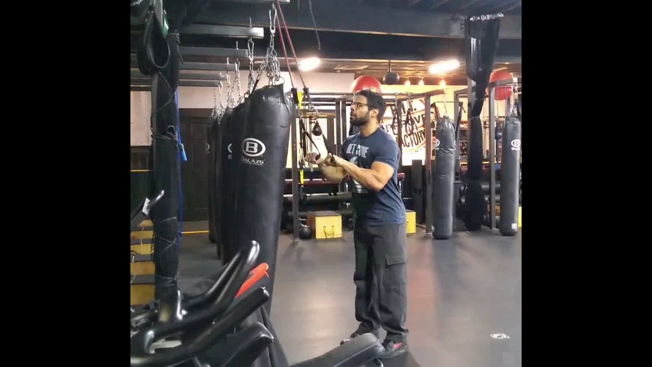 Tricep Pushdown - w/Resistance Band