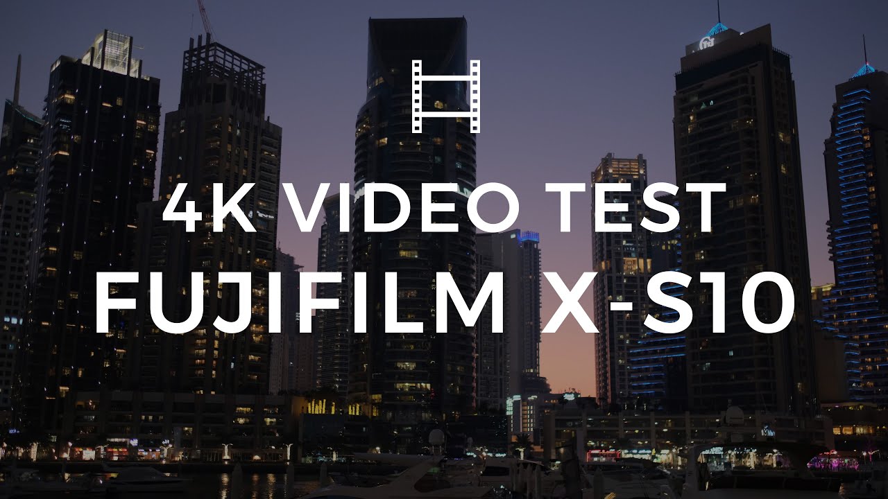 Fujifilm X-S10 4K Low Light Video Test Footage | Dubai Marina