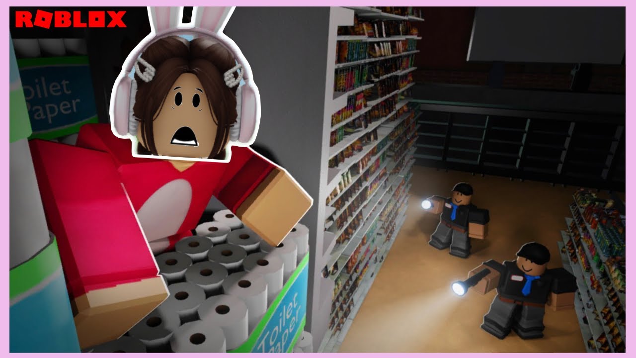 BERTAHAN HIDUP SELAMA 7 MALAM DI DALAM SUPER MARKET MENYERAMKAN 😱 | ROBLOX