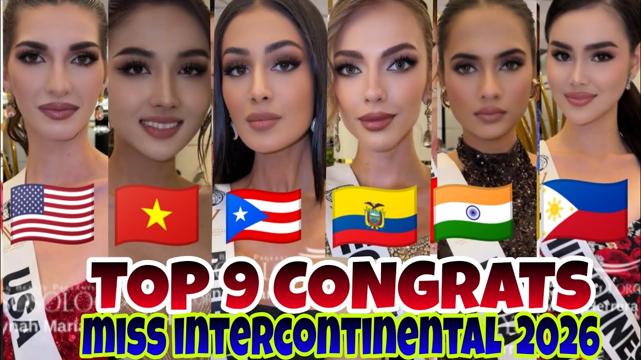 LIVE! Miss intercontinental  2026 TOP 6 Winner Congrats