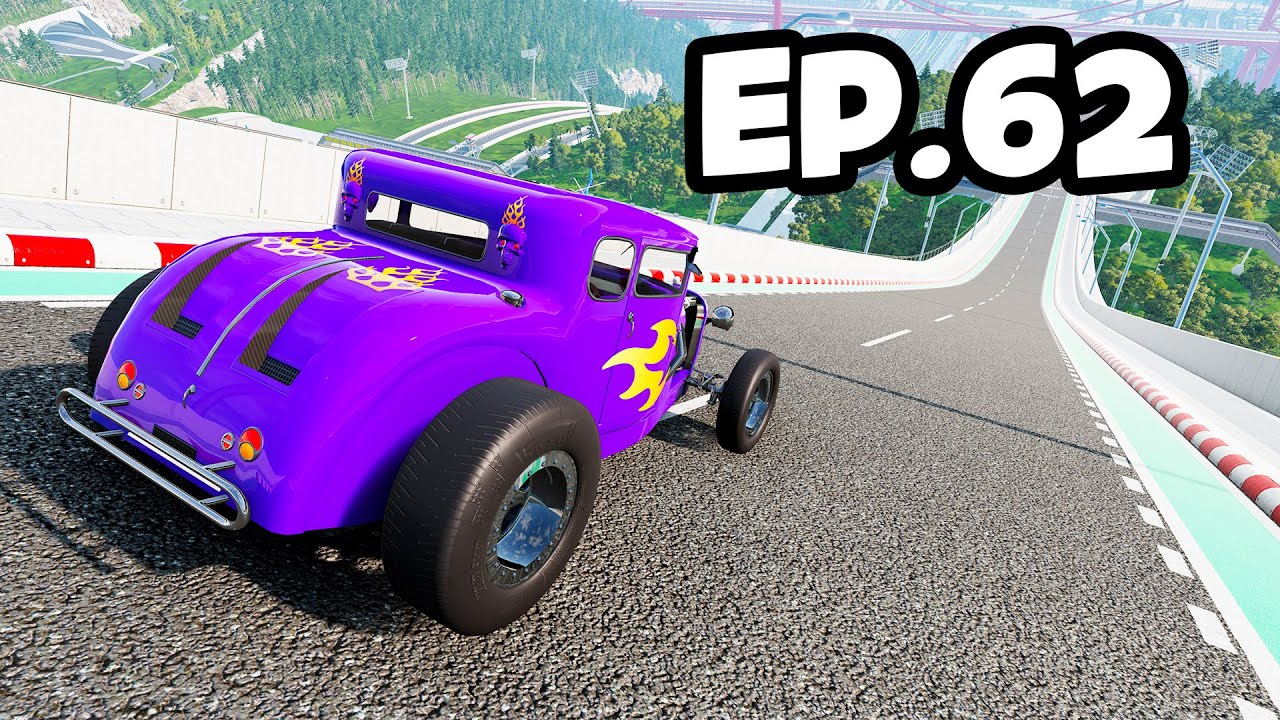Which Automation Mod Can Fly The Furthest On The NEW Car Jump Arena? PART 62 - BeamNG Drive Mods