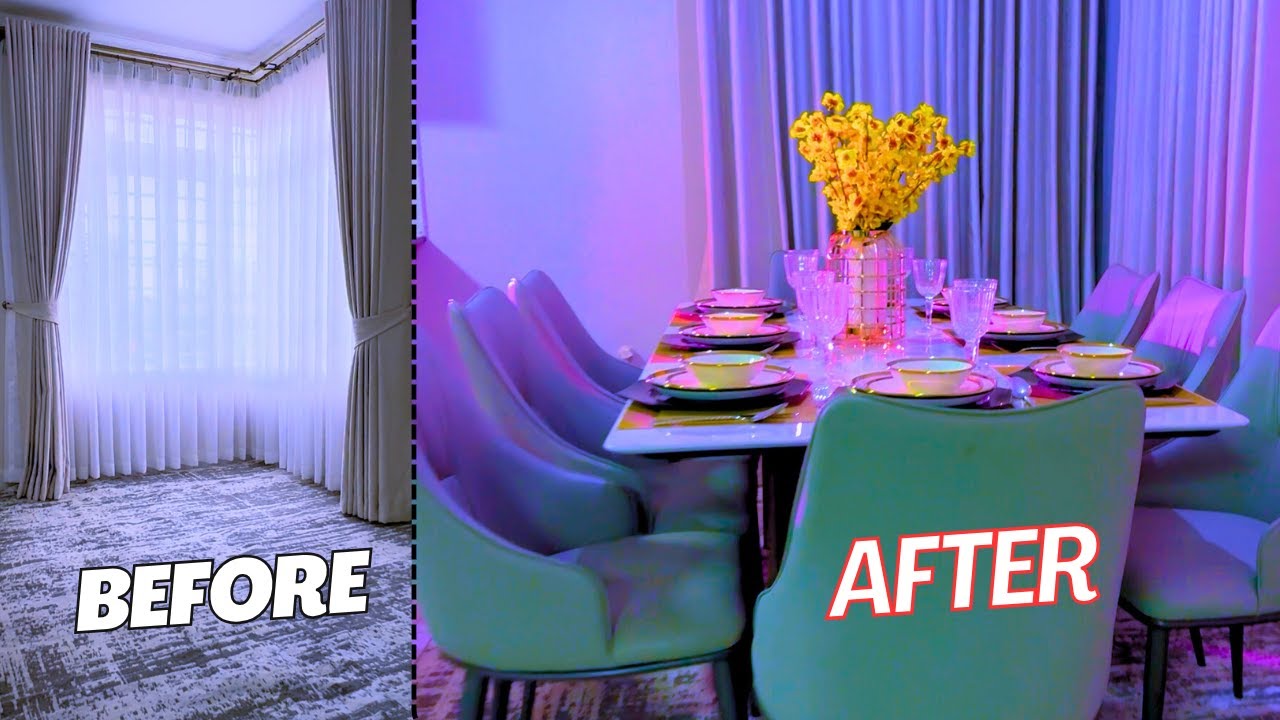 From Empty Space to Dream Dining! 🏡✨ Home Makeover Surprise Reveal