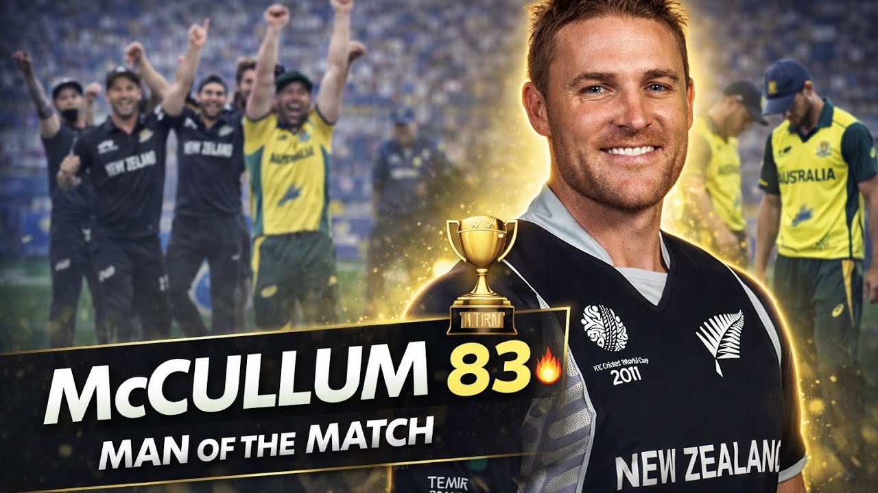 NZ vs AUS T20 Highlights 🔥 | Brendon McCullum 83 | 105-Run Domination