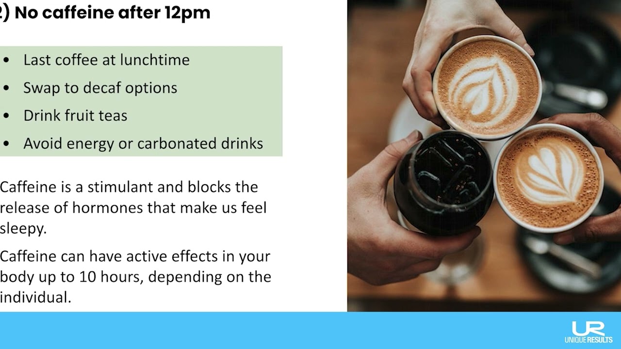 Sleep - 002 Nutrition Strategies To Optimise Your Sleep