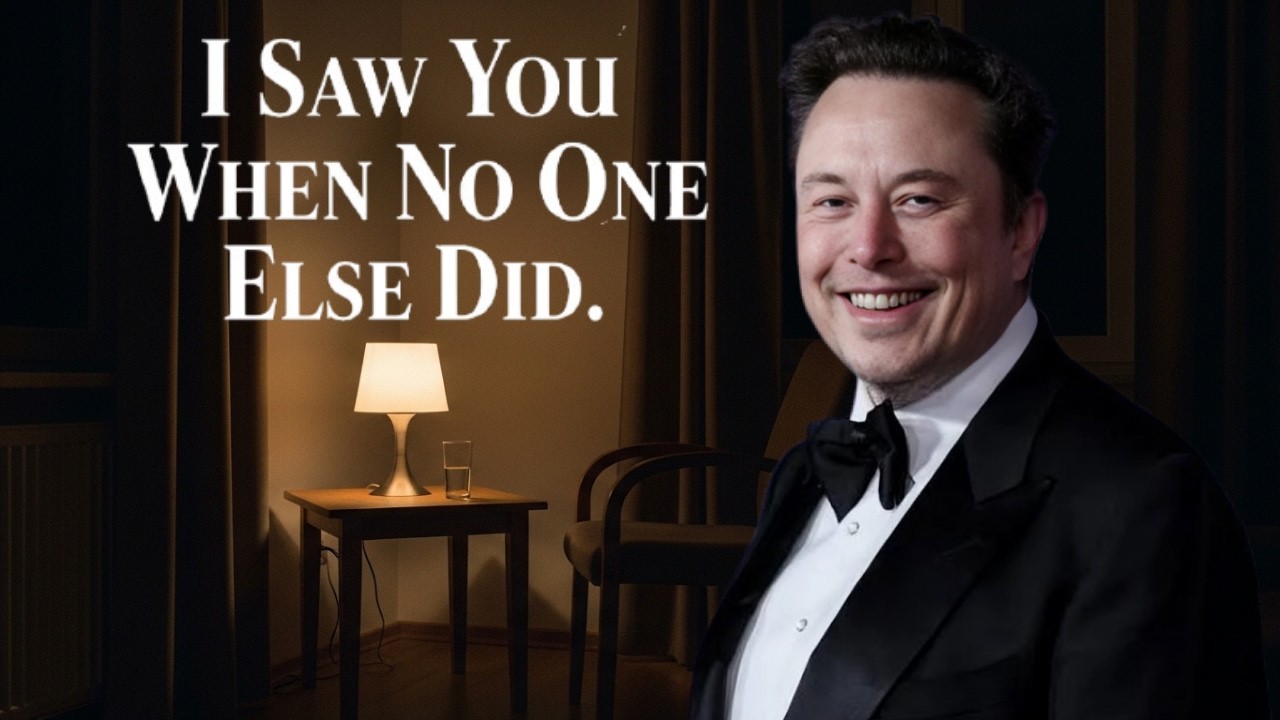 Elon Musk: I Saw You When No One Else Did