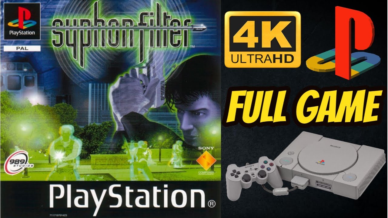 Syphon Filter | PS1 | 4K60ᶠᵖˢ UHD🔴 | Longplay Walkthrough Playthrough Full Movie Game