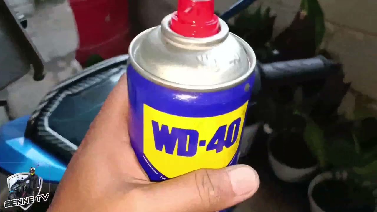 replace new screen protector panel using(Wd40) Honda click 125i v2