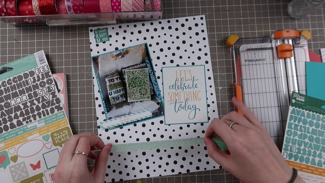 8 1/2 x 11 Layout Process // Celebrate Something Today