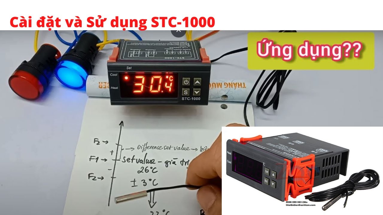 👉Chi tiết cách Sử dụng #STC-1000, Bộ điều khiển khống chế nhiệt độ