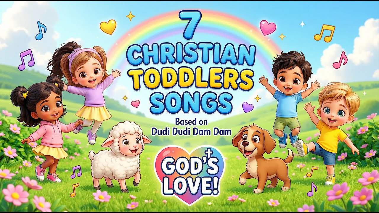Christian Action Songs for Kids | Dudi Dudi Dam Dam | Toddler Music & Dance Compilation