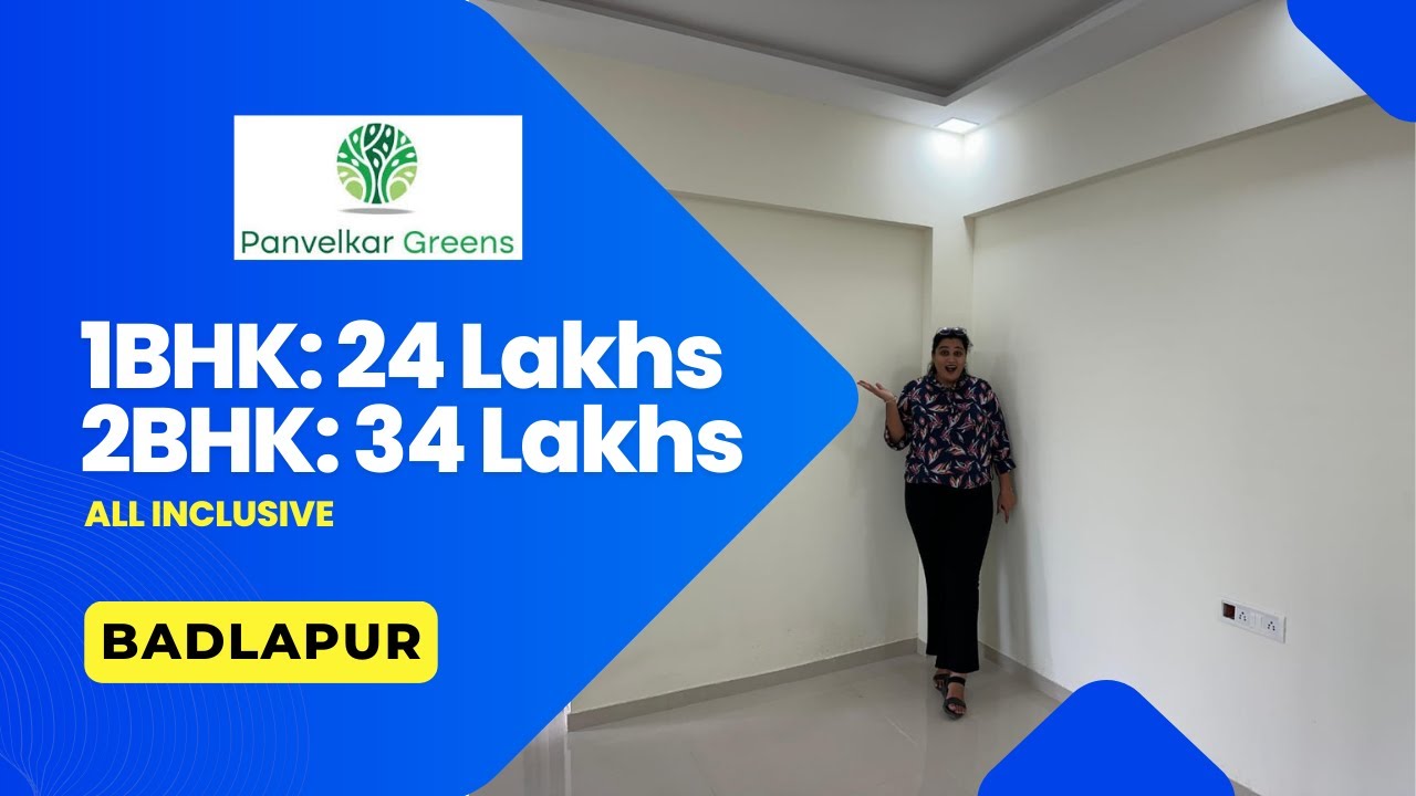 Call: 8055855866 | 🏡 1BHK ₹24 Lakh & 2BHK ₹34 Lakh (All Inclusive) | Panvelkar Greens Badlapur!