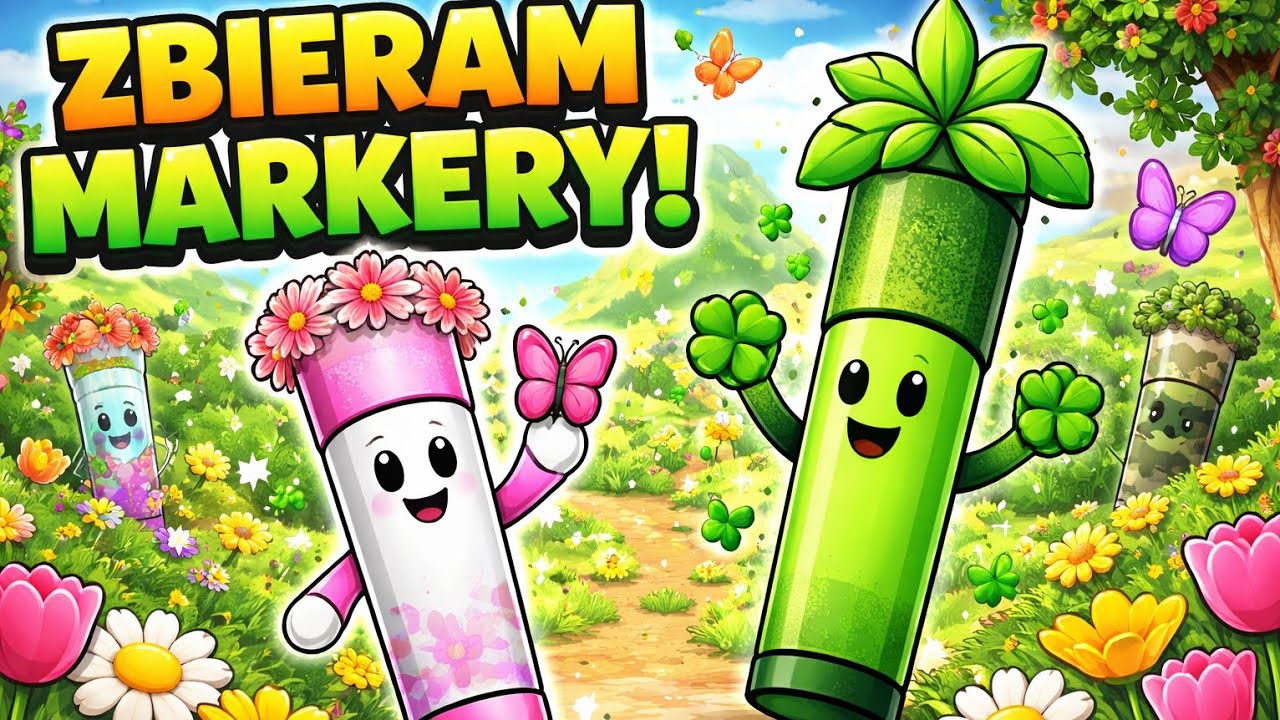 Zbieram Wiosenne i Zielone Markery w Roblox 🍀🌵🪻