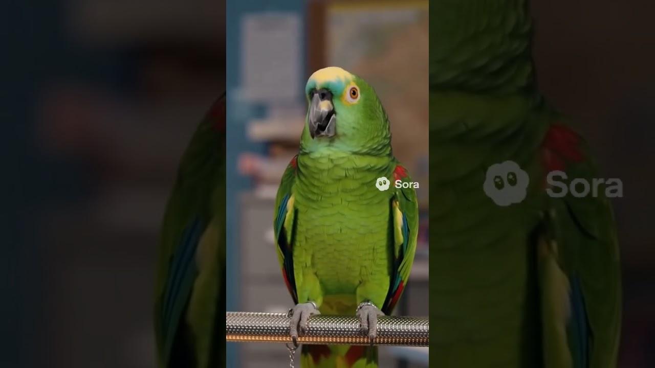 LE PERROQUET INTELLIGENT.#PerroquetPolice #ParrotDetective #FunnyCop #SketchComique #VideoViral #