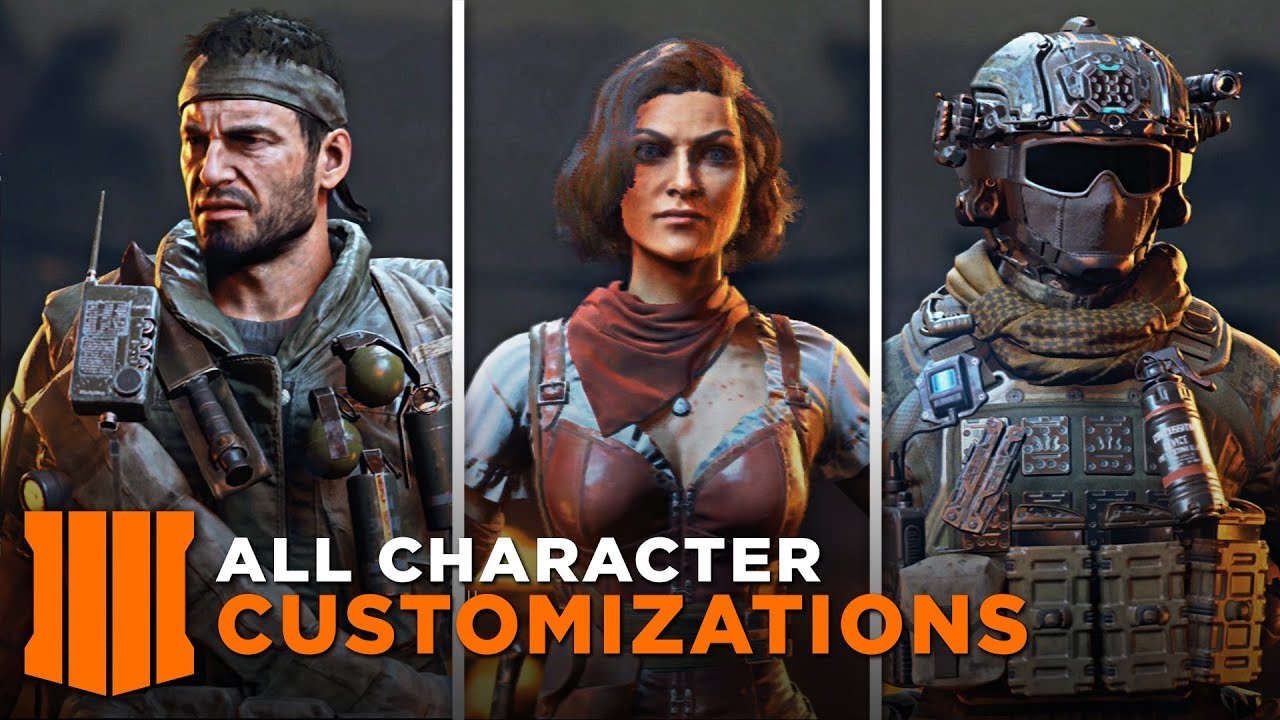 All Character Customization (All Skins/Specialist/Outfits) - Call of Duty: Black Ops 4