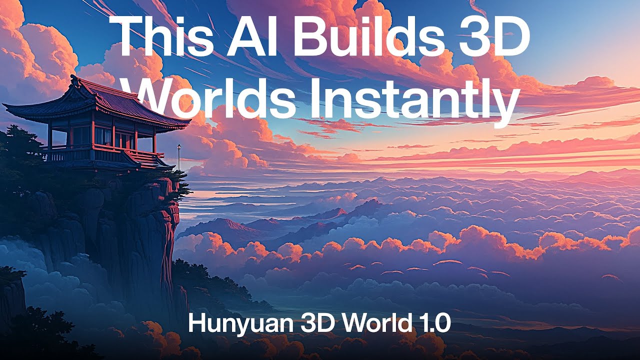 The world&rsquo;s first open-source 3D world generation model