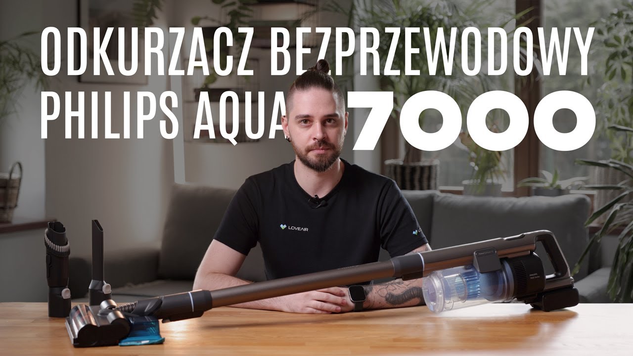Philips Aqua 7000 XC7053/01 &ndash; pionowy odkurzacz bezprzewodowy z mopowaniem