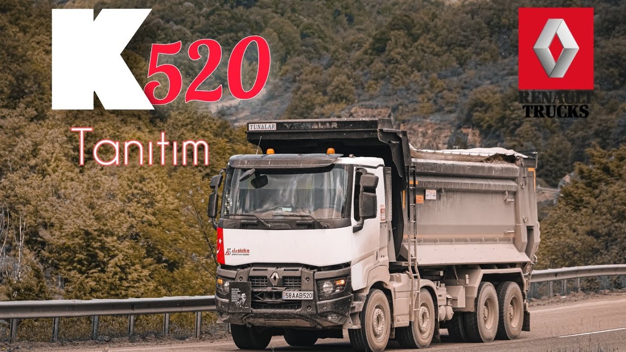 Renault Trucks K520 8x4 Tanıtım | Zorlu araziler onun işi