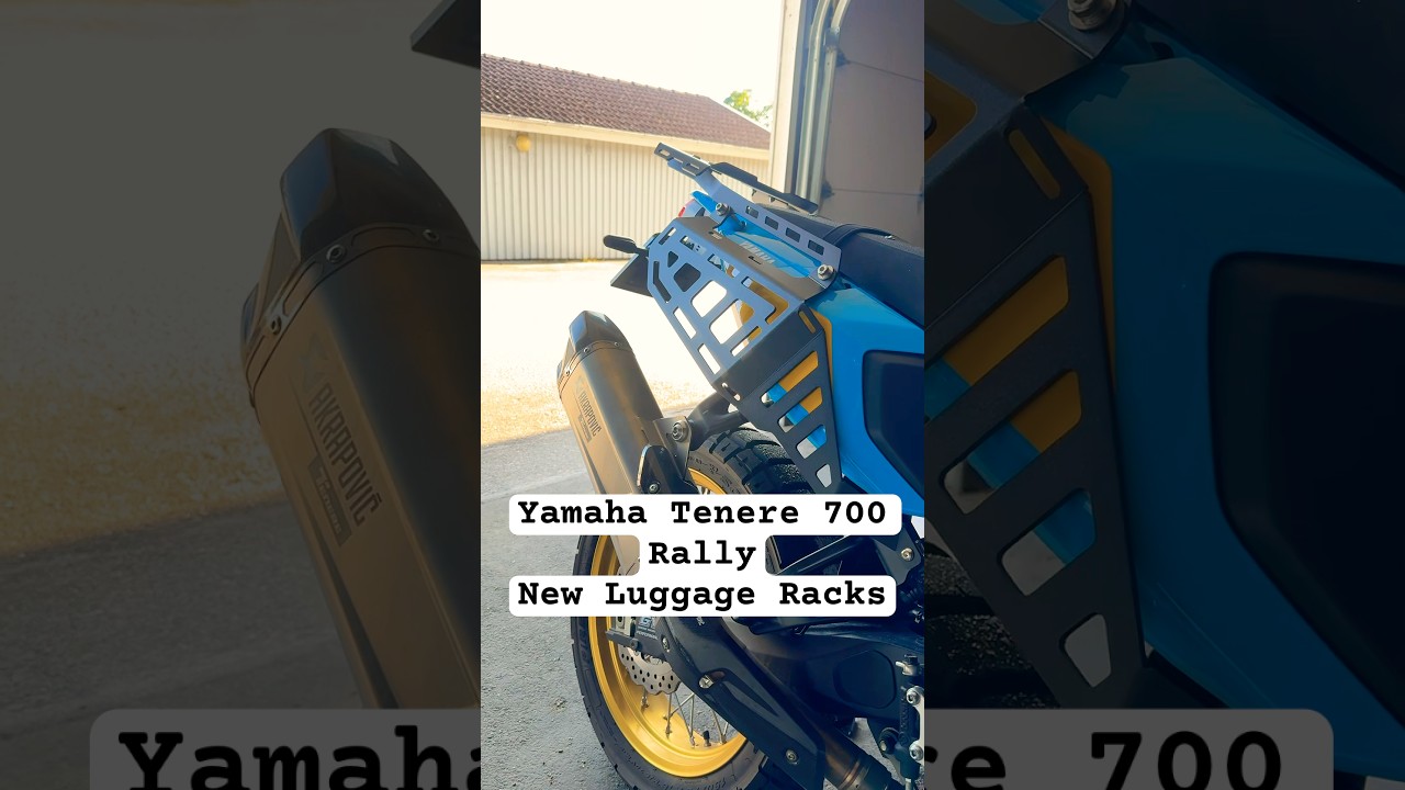 Yamaha Tenere 700 Rally 2025 getting new luggage racks 🤞
