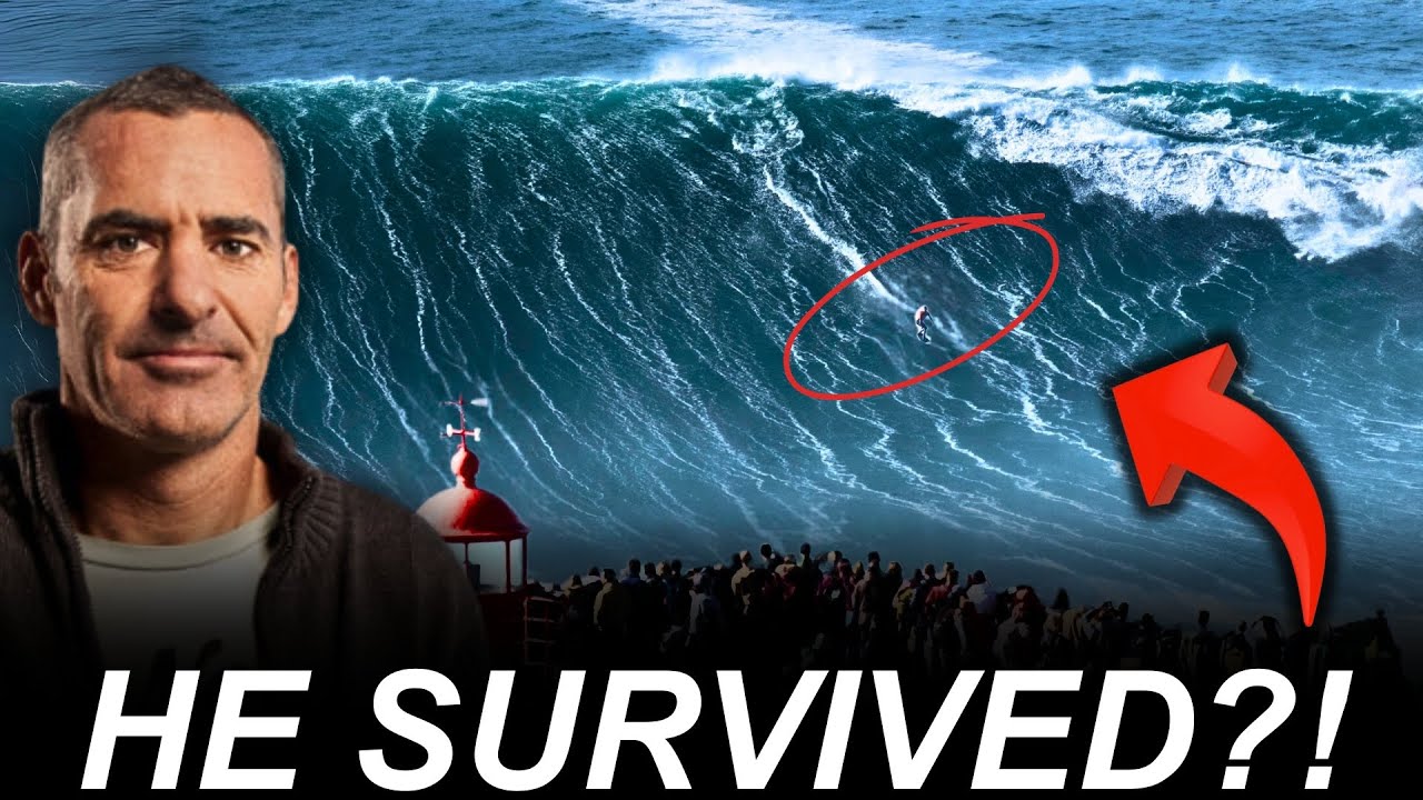 Garrett McNamara Rides the Most INSANE Wave EVER Caught at Nazaré!