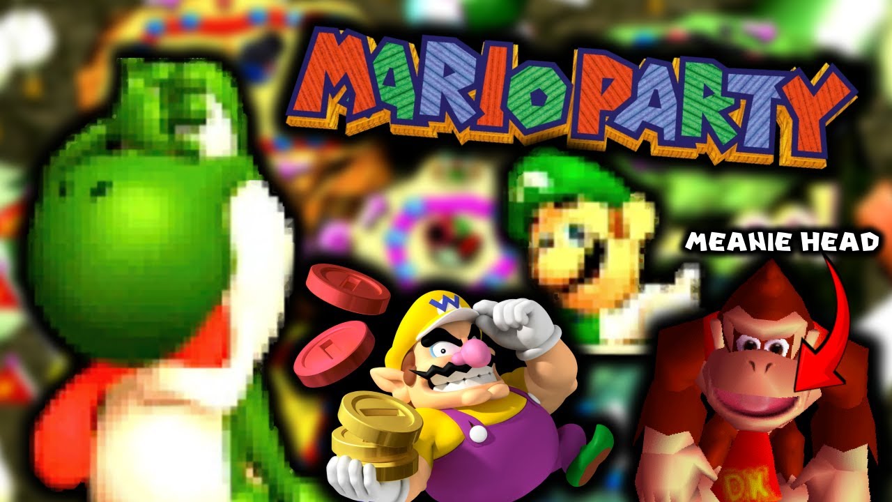 Becoming THE WORST Mario Party 1 Player - AJ64