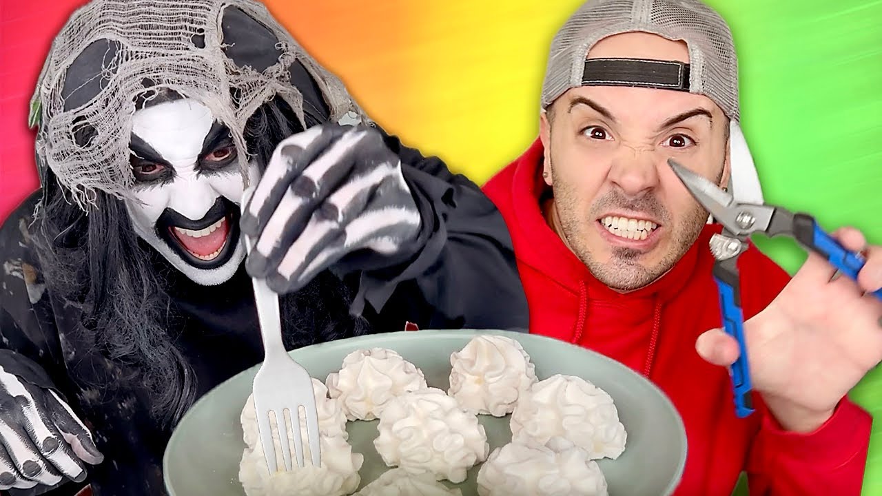 Monster eats all my treats! 🤣👻