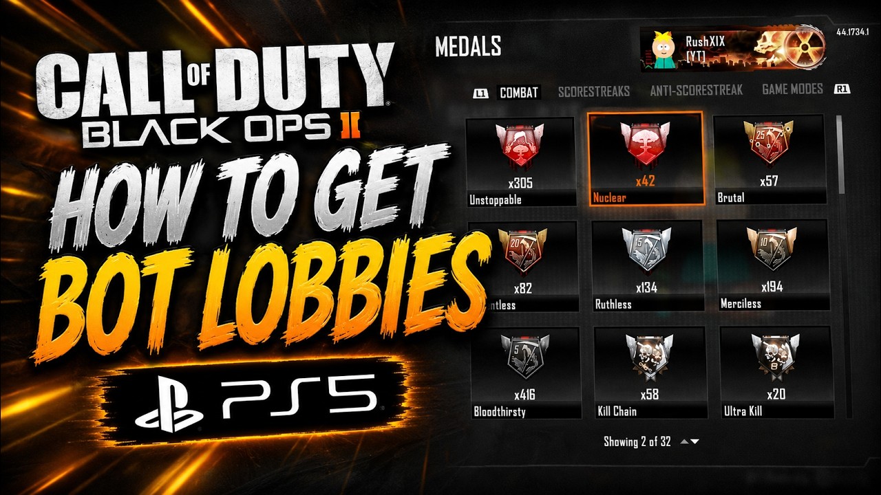 How to Get BOT Lobbies on Black Ops 2 PS5 (Easy Guide)