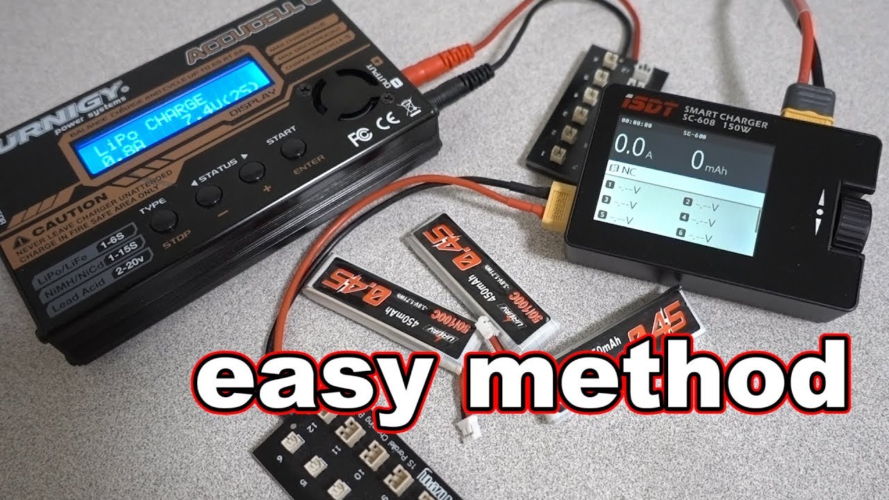 Easy Method for 1S Lipo Storage Charging ⚡