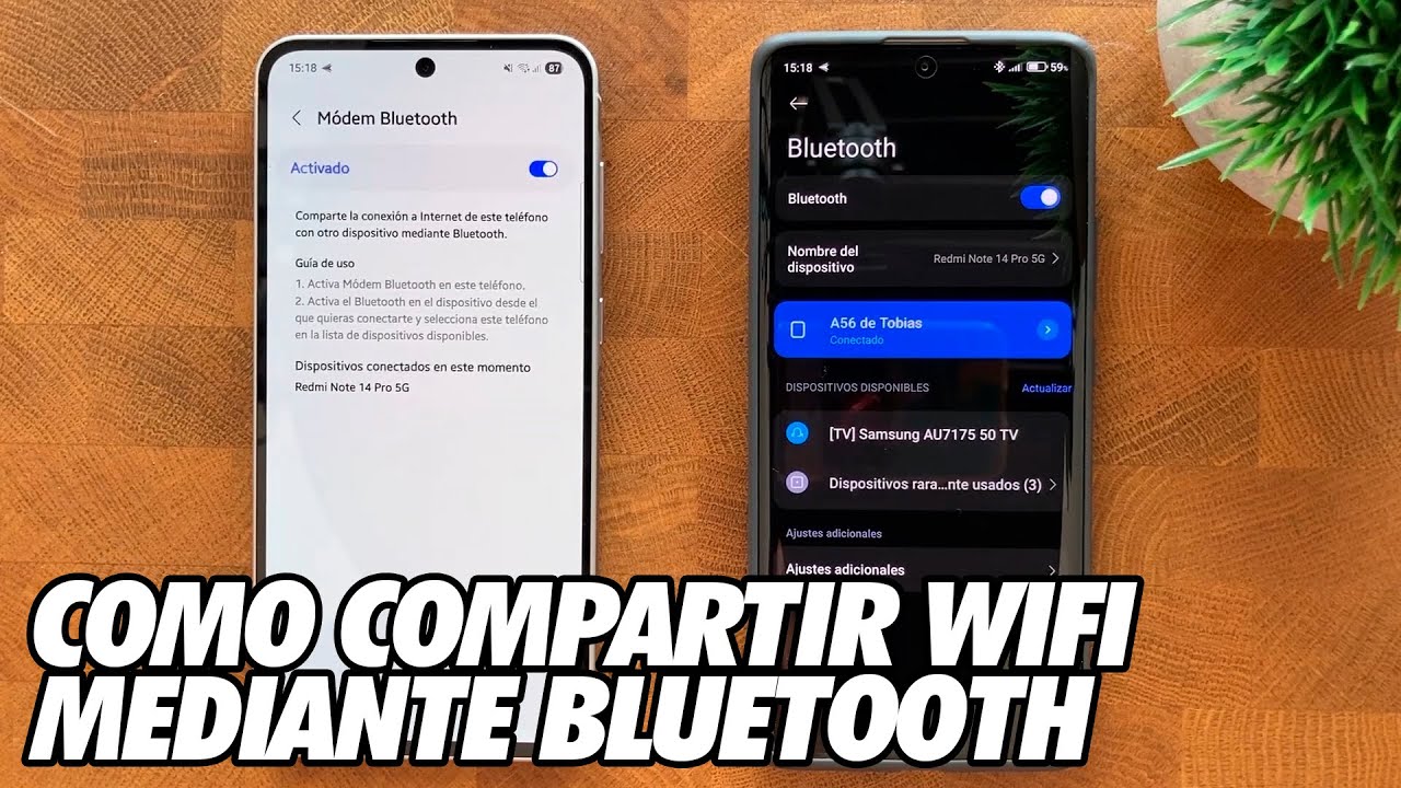 Como Compartir Wifi a Traves de Bluetooth - Modem Bluetooth