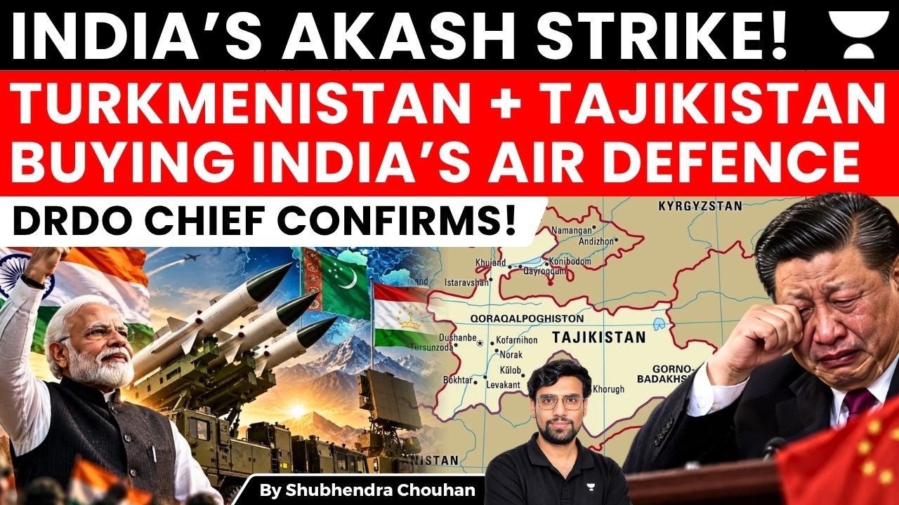 India&rsquo;s Akash Missile Scores Big! Tajikistan & Turkmenistan Eye India&rsquo;s Air Defence | DRDO Chief