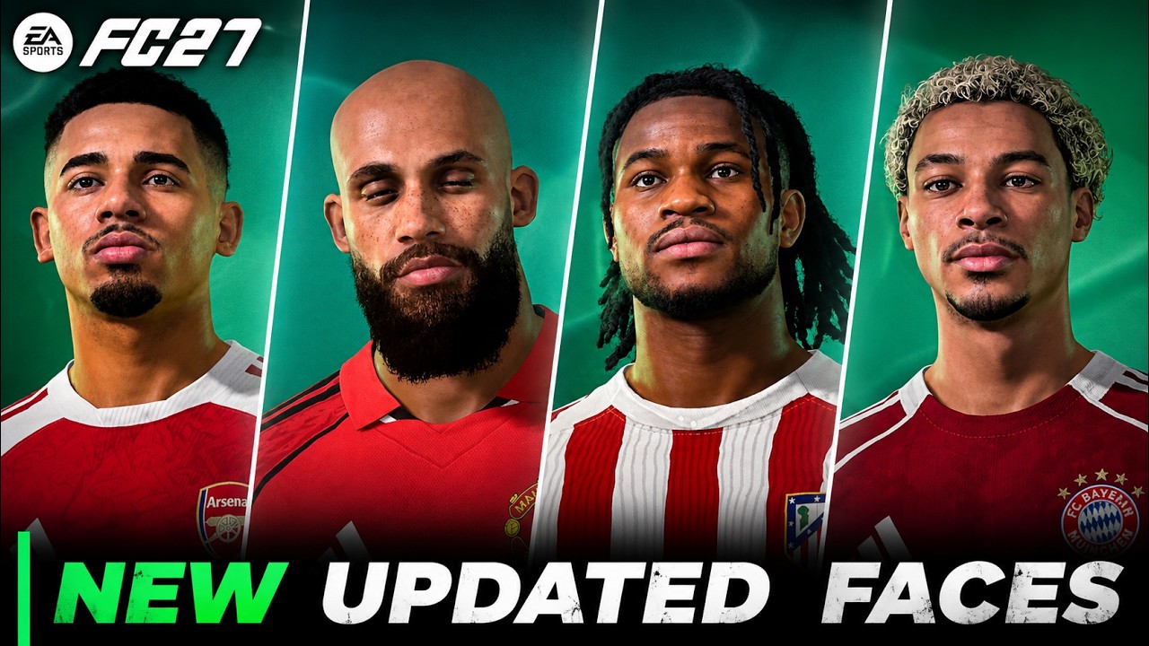 EA SPORTS FC 27   100+ New Faces Added! | FC 27 Latest Player Face Scan Update