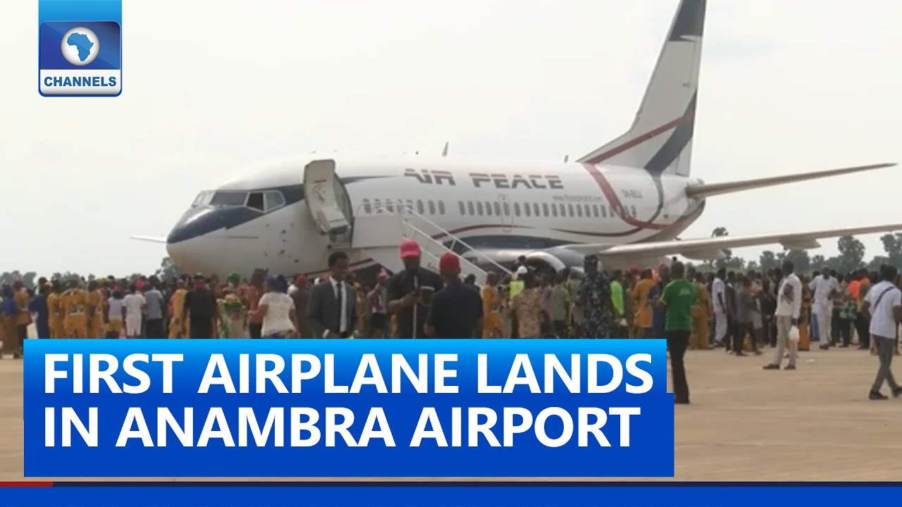 FULL VIDEO: Anambra Airport Welcomes First Flight