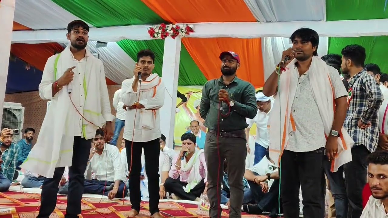 आदिवासी दिवस समारोह// ढांचा टक्कर के आर देवता और हरिसिंह धौलान राजेश ईशवाना 🎤🎤🎤
