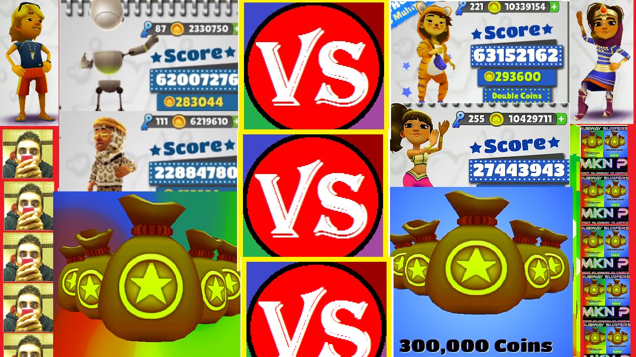 KDM VS MKN P ON SUBWAY SURFERS- PART 1 HD