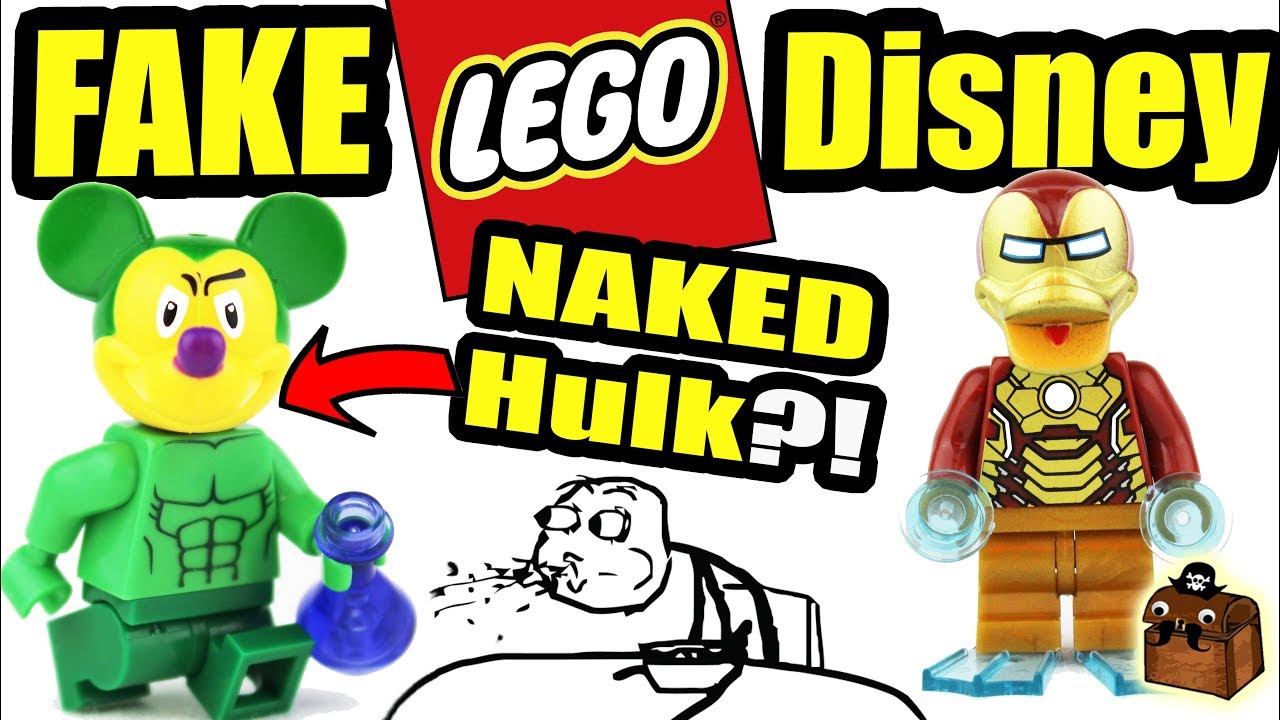 Поддельные фигурки LEGO Disney.