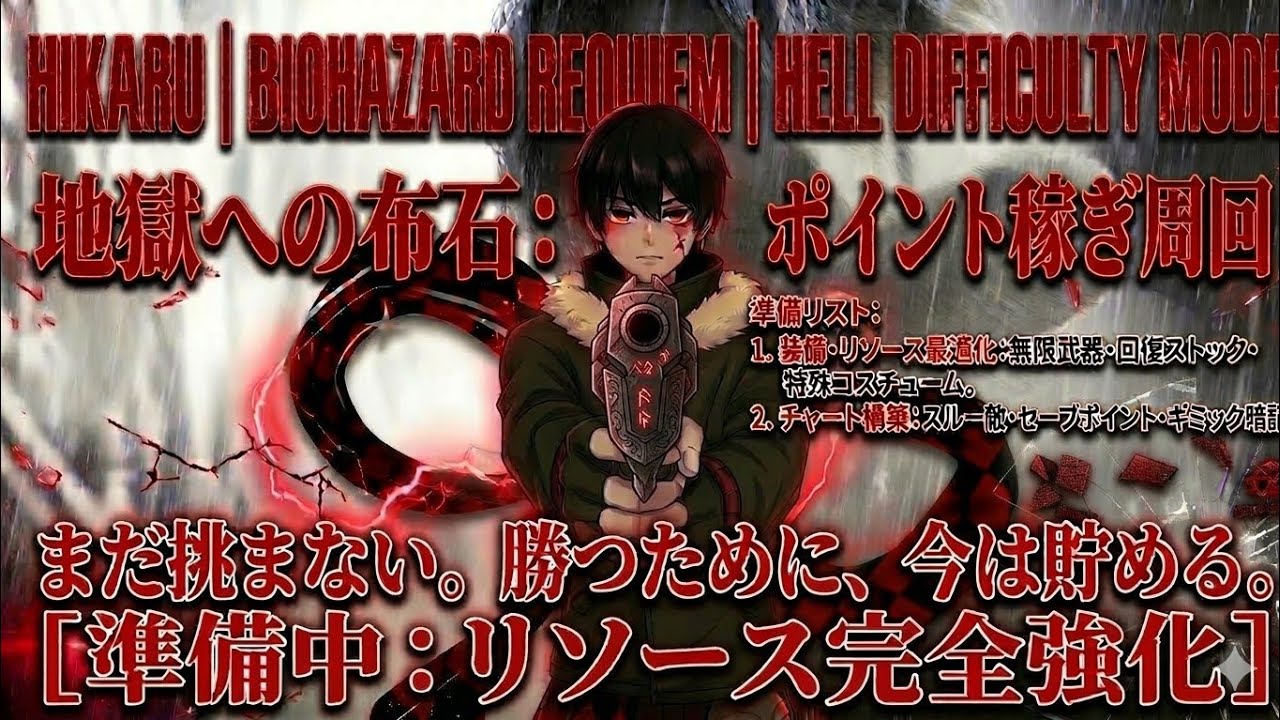 #バイオハザードレクイエム　オリジンのダウンロード終わらないので！