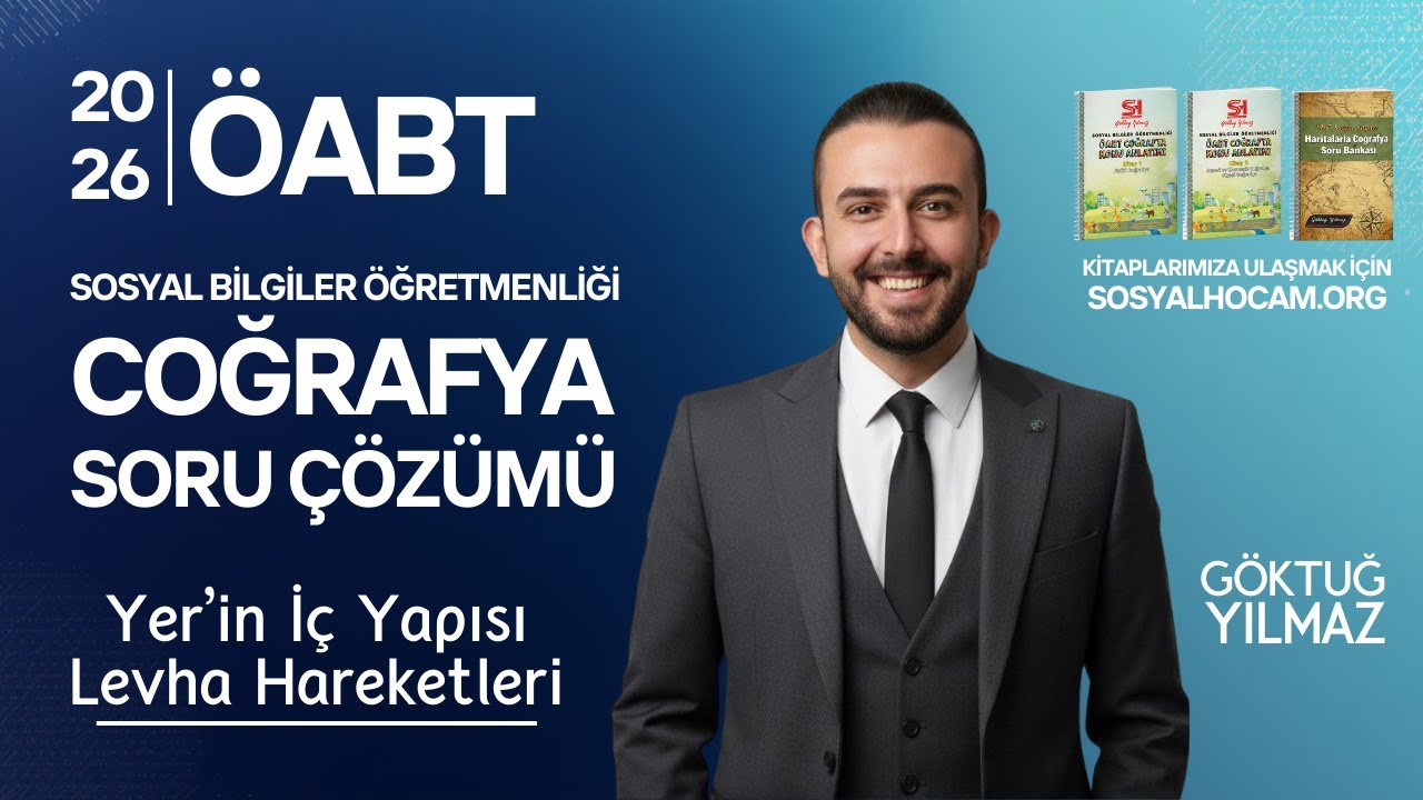 2026 ÖABT Coğrafya | Sosyal Bilgiler Öğretmenliği | Jeoloji-Jeomorfoloji