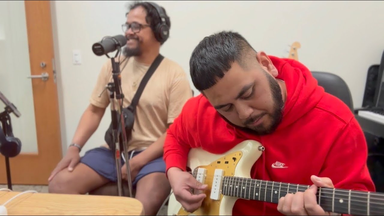 One Shot w/ Sap: How Great is our God (cover) Dyna Ft Sap on Guitar