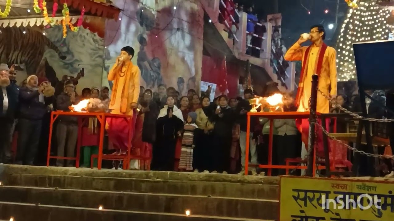  सरयू बगड़ में आरती#बागेश्वर #उत्तराखंड#मंदिर#lighting#बागनाथ धाम#संध्याकाळ    