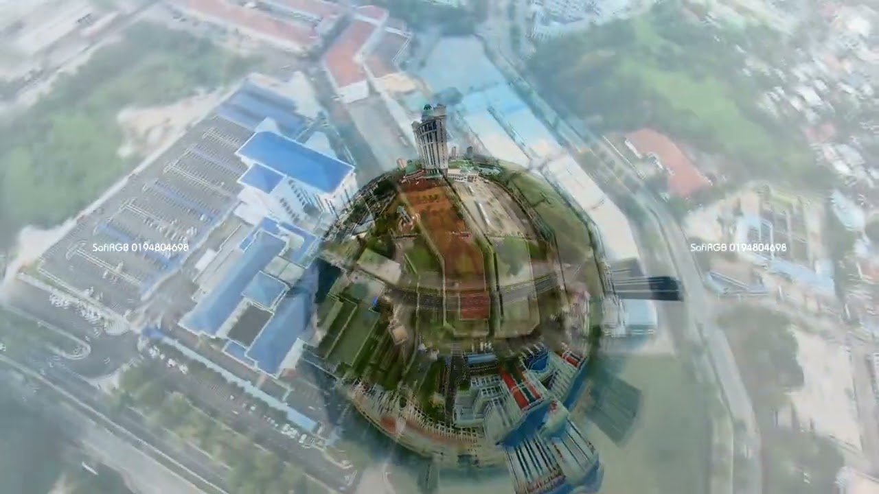New style drone footage shot on Insta360 sphere